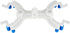 StonyLab Plastic Double Burette Clamp, Adjustable Double Burette Clamp Buret Clamp Butterfly Style Spring Loaded Lab Accessory for Laboratory...