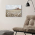 ATELIYISHU Barn Canvas Wall Art Rustic Farmhouse Wall Decor Country Meadow Landscape Painting Sky and Wild Flowers Prints Artwork for Bedroom Kitc...