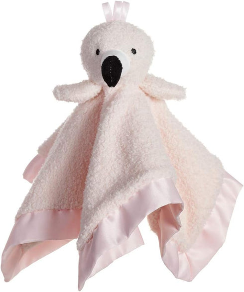 Apricot Lamb Stuffed Animals Flamingo Security Blanket Infant Nursery Character Blanket Luxury Snuggler Plush Baby Lovey(Flamingo, 13 Inches)...
