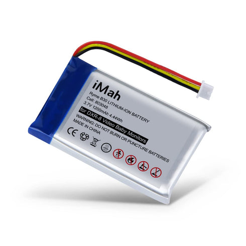 iMah Replacement for Infant Optics DXR-8 Baby Monitor Battery Sp 803048 3.7V 1200mAh Lithium-ion Rechargeable...