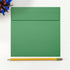 LUXPaper Square Invitation Envelopes | Peel & Press | 6 1/2" x 6 1/2" | Holiday Green | 80lb. Text | 50 Qty...