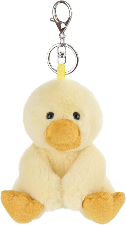 Apricot Lamb Cute Toys Plush Yellow Duck Stuffed Animal Soft Keychain for Kids Bag, Purse, Backpack, Handbag (5 Inches)...