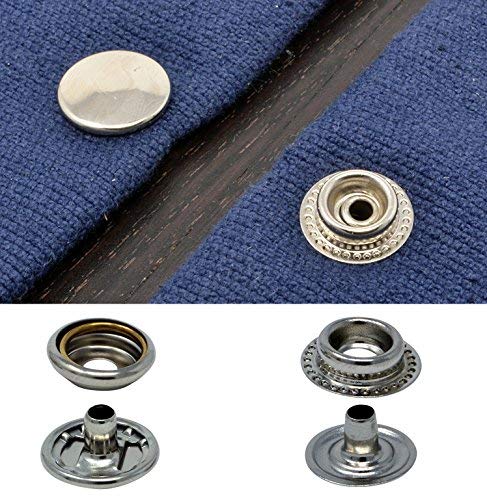 Canvas and Upholstery Boat Cover Snap Button Fastener Kit w/Installation Tool - 101 Pieces...