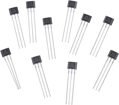 10Pcs Hall Element 49E Oh49E Ss49E Linear Sensor Hall Sensor Industrial Electrical...