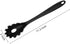 Silicone Pasta Fork (11.2"), KUFUNG High Heat Resistant to 480°F, Food Grade Pasta Spoon, BPA Free, Spaghetti Strainer & Server Spoon (Black, Past...