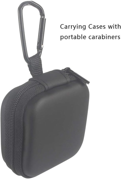 Portable Square Earphone Carrying Case Mini Pouch Storage for Smartphone Earphone Bluetooth Headset Small Storage Bags, 2-Pack...