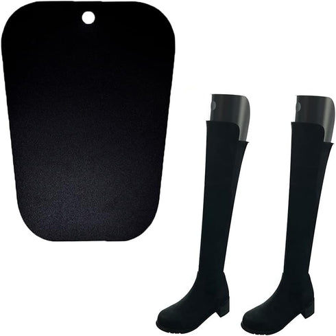2 Pairs (14inch/36cm H) Plastic Thicken Long Boot Shaper Knee High Shoe Support Automatic Stand Hanger Shoes Trees Keeper Boot Short Inserts Holde...