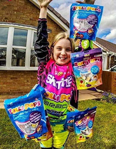 Zollipops Clean Teeth Lollipops, Anti Cavity Lollipops, Delicious Assorted Flavors, Variety, 5.2 Ounce (Pack of 1)...