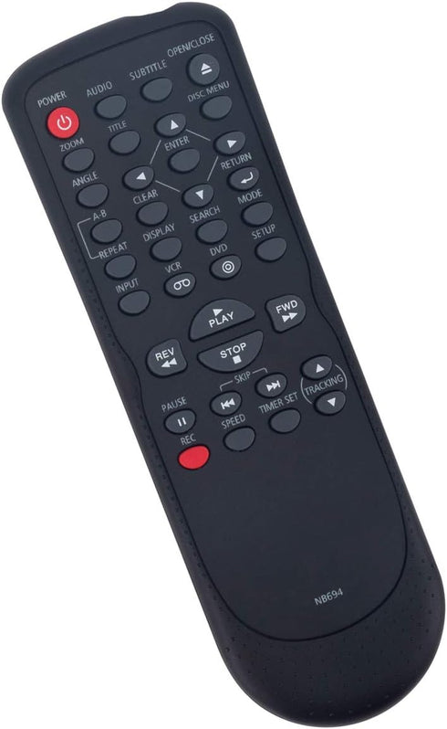NB694 NB694UH Replacement Remote Control Applicable for Sanyo DVD VCR Player FWDV225F NB693 NB693UH NB695 NB695UH...