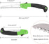 Folding Pruning Saw, 7"/180mm Sharp Hand Saw, Premium Secure Lock Comfort Soft Grip, Compact Sturdy Tree Saw, for Garden Branch Trimmer, Camping (...