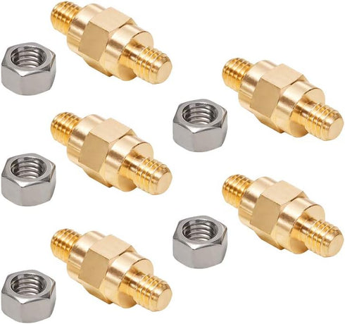 Side Post Battery Terminal Bolt Compatible with GM and Other Accessories to Battery,Standard Battery Post Stud Extender Screws 3/8 16 Stud Bolts,P...