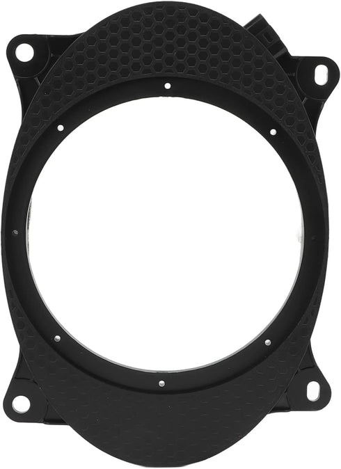 Speaker Adapter Bracket Ring, 2pcs 6.5inch Black Door Speaker Adapter Spacer Rings with 2 Wire Harness for Corolla Levin(6X9)...
