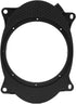 Speaker Adapter Bracket Ring, 2pcs 6.5inch Black Door Speaker Adapter Spacer Rings with 2 Wire Harness for Corolla Levin(6X9)...