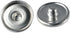 diyhub 100Pcs Hemmed Round Snap Button,18mm Base Trays Blank Press Button for DIY Jewelry Making...