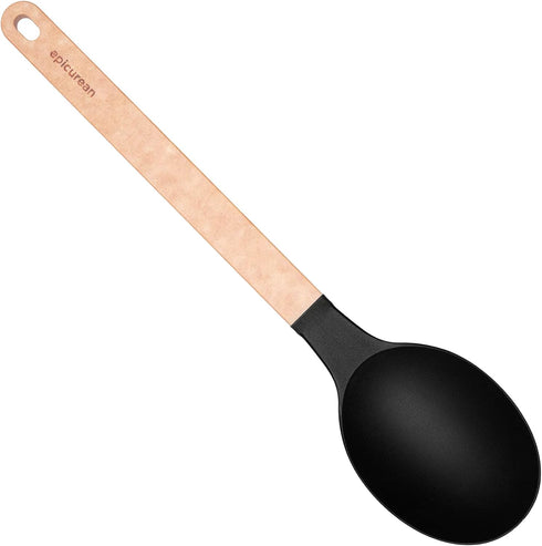 Epicurean Cutting Surfaces Gourmet Series Kitchen Utensil, Large Spoon, Natural+Black...
