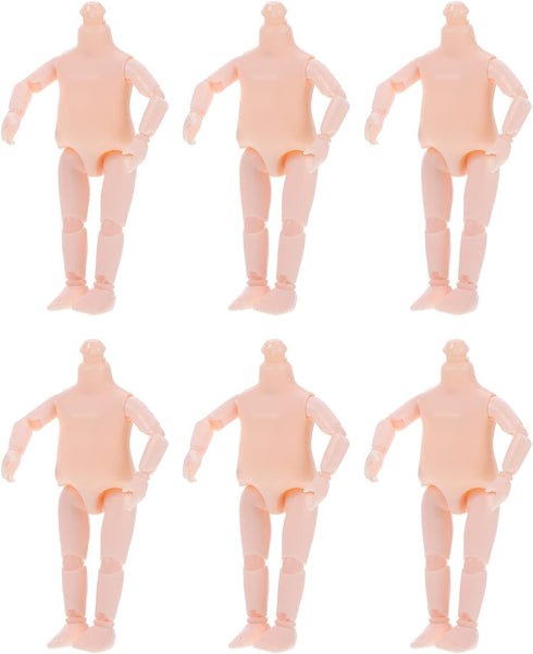 Moveable Jointed Doll 6pcs Body Nude Naked Body Soldier Ken Male Dolls Artist Drawing Manikin Action Figure Toys Joint Doll DIY Doll Accessory...