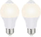 GREENIC Motion Sensor Light Bulbs Indoor, E26 A19 9w Led Outdoor Security Lights with Pir Motion Detector and Dusk to Dawn Sensor, 60 Watt Equival...