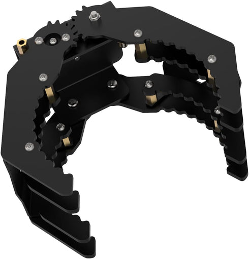 Mechanical Robot Arm Claw/Gripper Robot Gripper (Black Mechanical Claw without servo)...