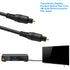 DaKuan 2 Pack Digital Optical Audio Cable - 6 Feet, Home Theater Fiber Optic Toslink Male to Male Gold Plated Optical Cables (1.8 Meters) for Home...