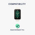 kwmobile Protective Film Compatible with Xiaomi Mi Band 7 Pro Screen Protector - 2x Smart Watch Protector Anti-Fingerprint...