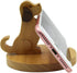 Cute Dog Cellphone Holder Stand Wooden Smartphone Desk Holder for All Mobile Phones Animal Phone Stand Desk Ornament...