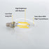 12 Volt LED Candelabra Bulbs E12 Light Bulb 40 Watt Replacement Soft White 3000K, Low Voltage 12V 24V Candelabra Light Bulbs for RV, 3 Pack...