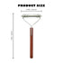 Grooming Rake with Teeth, Pets Shedding, Dematting and Grooming tool for Dogs and Cats with All Hair Types, Remove Loose Hair, Undercoat, Fur, Mat...