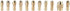 Drill Collet, 11pcs 4-jaw Copper Drill Chuck Collet Set for Mini Electric Power Drill Grinder Rotate Tool 0.5-3.2mm...