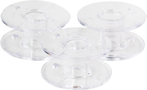 SINGER 06543 Class 15J Bobbins, Transparent, 12-Count...