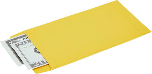 Okuna Outpost 100 Pack Colorful Money Envelopes for Cash, Payroll, Money Saving, Coins, Currency, 100GSM (4 x 7 In)...