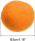 PATIKIL Wool Felt Balls Beads Wool Felting Pom 3cm 30mm Orange for Home Crafts Handcrafts Project DIY Pack of 20...
