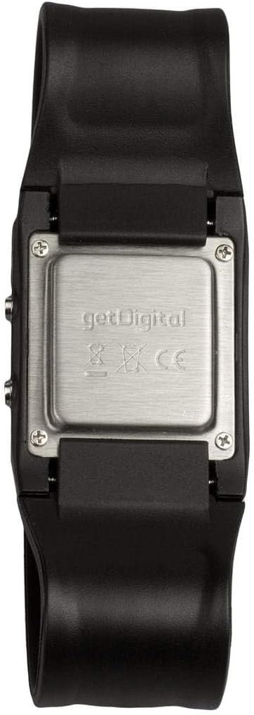 getDigital Binary Wrist Watch for Professionals with LED Lights - A Black Digital Clock That depicts The time as Binary Code...