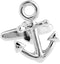 Anchor Pair Cufflinks in a Presentation Gift Box & Polishing Cloth...