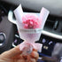 Red Mini Dried Flowers Bouquet for Car Air Vent Clips, Car Air Outlet Perfume Decoration, Car Air Fresheners Interior Accessories Car Decoration...