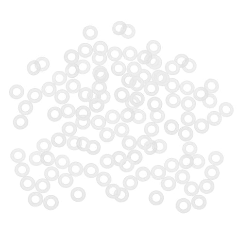 uxcell Silicone O-Rings, 8mm OD 4mm ID 2mm Width VMQ Seal Gasket for Compressor Valves Pipe Repair, White, Pack of 120...