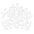 uxcell Silicone O-Rings, 8mm OD 4mm ID 2mm Width VMQ Seal Gasket for Compressor Valves Pipe Repair, White, Pack of 120...