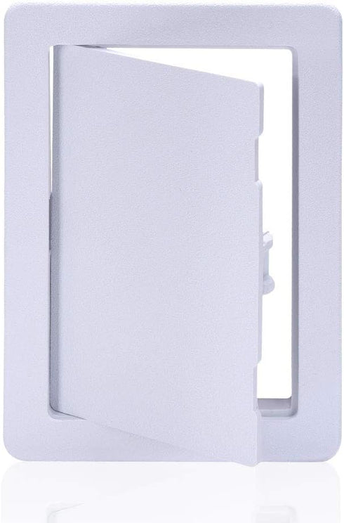 Suteck Plastic Access Panel for Drywall Ceiling 4 x 6 Inch Reinforced Plumbing Wall Access Doors Removable Hinged White...
