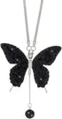 Bling Butterfly Diamond Car Accessories Crystal Butterfly Car Rear View Mirror Charms Good Luck Amulet Ornament Car Decoration Valentine's Day Gif...
