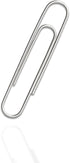 School Smart Smooth Paper Clip, 1-1/4 Inches, Silver, Pack of 100...