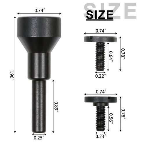 3'' Hss Saw Blade and 1 Mandrel Kit, 1/4" Shaft Mounting Mandrel for Die Grinder Rotary Tool (1PC 3'' HSS Saw Blade Upgraded + 1PC Mandrel Kit)...