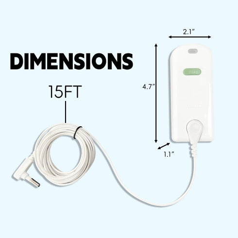 Grounding Tester Kit for Grounding Mats, Sheets, Fitted, Pads, Blankets, Pillowcases.Continuity Tester Kit with 15ft Grounding Cord,Grounding Test...