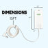 Grounding Tester Kit for Grounding Mats, Sheets, Fitted, Pads, Blankets, Pillowcases.Continuity Tester Kit with 15ft Grounding Cord,Grounding Test...