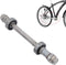Bicycle Wheel Hub Axle, Durable Metal Bicycle Wheel Hub Axle Front Rear Solid Shaft Lever, Bike Repair Tool Accessories, for Most Bikes(Rear axle ...