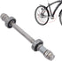 Bicycle Wheel Hub Axle, Durable Metal Bicycle Wheel Hub Axle Front Rear Solid Shaft Lever, Bike Repair Tool Accessories, for Most Bikes(Rear axle ...