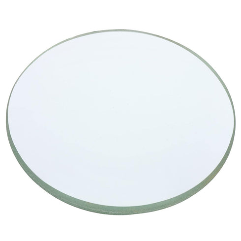 PATIKIL 4" (100mm) Focal Length Double Convex Lens, 50mm Diameter 9mm Height Glass Optically Polished Round Edges Lens for Physics Experiment, Cle...