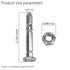 (12 Set of) 51001500 5/16" Snow Blower Shear Bolts & Nuts Compatible with Ariens ST1032 ST1028 ST824 ST828 Snow Thrower Auger, Replaces 510015, AM...
