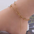 Jude Jewelers Stainless Steel Infinity Charm Faux Pearl Double Strand Anklets...