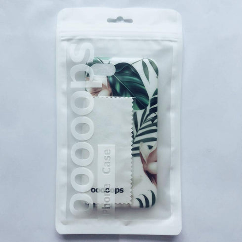 for iPhone SE2022 Case, SE2020 Case, 8 Case,7 Case for Women Girls,Green Leaves with White Floral Pattern Design, Slim Fit Clear Soft Full-Body Pr...