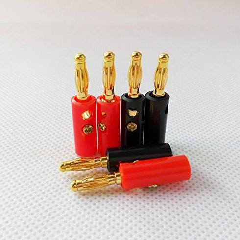 HIGHROCK 20 Banana Speaker Wire Cable Screw Plugs Connectors 4mm...
