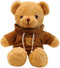 Cute Teddy Bear Plush Stuffed Animal, Teddy Bear with Coffee Hoodie, Gifts for Children(15.7" Brown)...